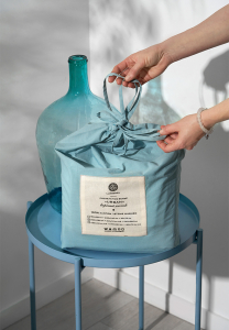 Постельное белье евро Urban, хлопок stone whashed, морская волна от Luxberry