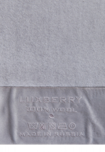 Плед шерстяной 150x200 OSCAR серый  от Luxberry