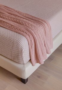 Покрывало 150х220 "BOUCLE" пломбир от Luxberry