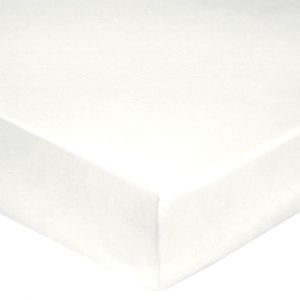 Простыня трикотажная на резинке 180/220-200 белая от Blanc des Vosges 