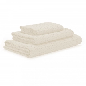Полотенце вафельное из длинновоокнистого хлопка Giza Pousada 103 Ivory 100х150 от Abyss&Habidecor