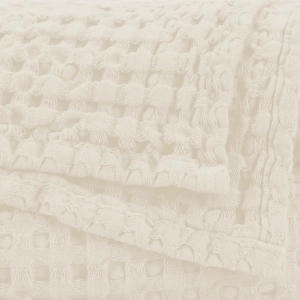 Полотенце вафельное из длинновоокнистого хлопка Giza Pousada 103 Ivory 100х150 от Abyss&Habidecor