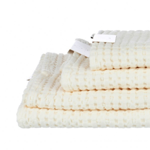 Полотенце вафельное из длинновоокнистого хлопка Giza Pousada 103 Ivory 100х150 от Abyss&Habidecor