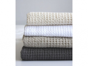 Полотенце вафельное из длинновоокнистого хлопка Giza Pousada 103 Ivory 65х110 от Abyss&Habidecor