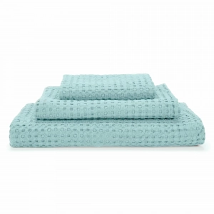 Полотенце вафельное из длинновоокнистого хлопка Giza Pousada Ice 235 65х110 от Abyss&Habidecor