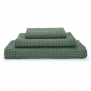 Полотенце вафельное из длинновоокнистого хлопка Giza Pousada Evergreen 280 65х110 от Abyss&Habidecor