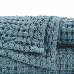 Полотенце вафельное из длинновоокнистого хлопка Giza Pousada Bluestone 306 45х75 от Abyss&Habidecor