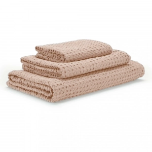 Полотенце вафельное из длинновоокнистого хлопка Giza Pousada Nude 610  100х150 от Abyss&Habidecor