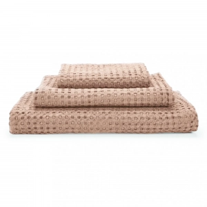 Полотенце вафельное из длинновоокнистого хлопка Giza Pousada Nude 610 30х30 от Abyss&Habidecor