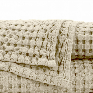 Полотенце вафельное из длинновоокнистого хлопка Giza Pousada Linen 770 100х150 от Abyss&Habidecor