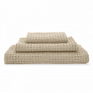 Полотенце вафельное из длинновоокнистого хлопка Giza Pousada Linen 770 100х150 от Abyss&Habidecor