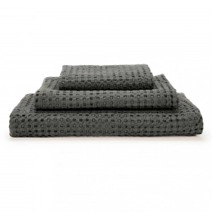 Полотенце вафельное из длинновоокнистого хлопка Giza Pousada Gris  920 30х30 от Abyss&Habidecor