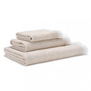 Полотенце вафельное из длинновоокнистого хлопка Giza Bees Linen 770 100х150 от Abyss&Habidecor