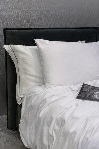 Элитное постельное белье 1,5 спальное Solid White от Decoflux