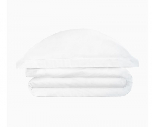 Элитное постельное белье 1,5 спальное Solid White от Decoflux