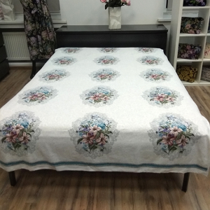 Элитный шенилловый плед JOSEPHINE 231 seagreen 150х230 от Feiler