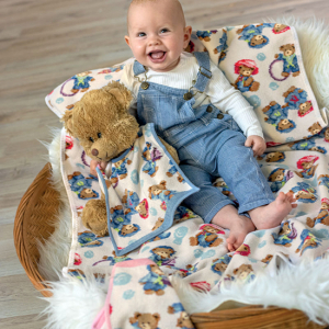 Плед детский из шенила 75х100 Little skipers 12 weis от Feiler