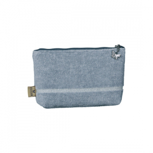 Косметичка шенилловая La Glamour 211499 stahlgrau-silber 18x11x4 M4 от Feiler