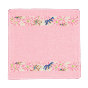 Полотенце шенилловое Cosmos beige 134 candy pink 25х25 от Feiler