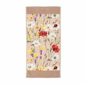 Полотенце шенилловое Daisy Field Beige 144 safari 50х100 от Feiler Полотенце шенилловое Daisy Field Beige 144 safari 50х100 от Feiler