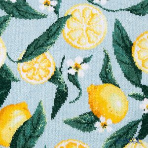 Полотенце шенилловое LEMONS AND LEAVES 103 25х25 от Feiler