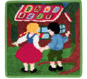 Полотенце шенилловое Marchen Hansel and Gretel (Гуси-Лебеди)  25х25 от Feiler
