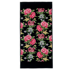 Полотенце шенилловое Peony schwarz 10 50х100 от Feiler