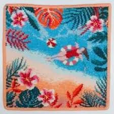 Полотенце шенилловое Plata tropica apricot 30х30 от Feiler