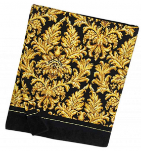 Элитный шенилловый плед Sanssouci 10 schwarz 150х250 от Feiler