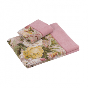 Полотенце шенилловое Secret garden 130-124 puder-altrosa 75х150 от Feiler
