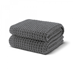 Плед 130х180 Hamam Dimension knitted stone темно-серый