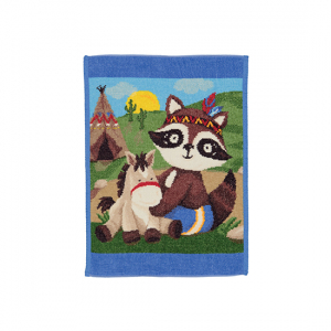 Полотенце шенилловое Bear and friends honey bear 205 jeansblau  37х50 от Feiler