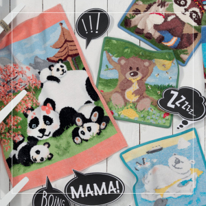 Полотенце шенилловое Mama bear 37х50 от Feiler