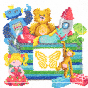 Полотенце шенилловое Toybox 2.0 133 pink 25х25 от Feiler