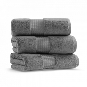 Полотенце махровое 100х180 Casual Avenue Chicago dark gray (темно-серый)