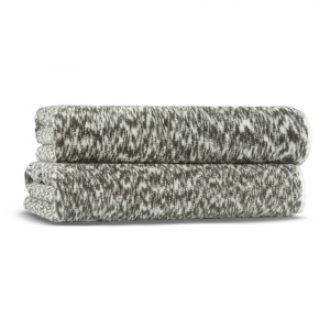 Полотенце махровое 30х40 Casual Avenue Grade dark grey/white (темно-серый/белый)