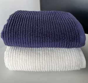 Полотенце махровое 50х90 Casual Avenue Slim Ribbed синий