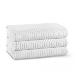 Полотенце махровое 50х90 Casual Avenue Terry Striped white белый
