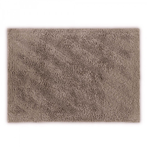 Коврик для ванной из длинноволокнистого хлопка 60x100 Diagonal Tuftedivory warm grey (дым) от Lapartment (Casual Avenue)