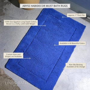 Коврик для ванной Must 614 80х160 см от Abyss&Habidecor