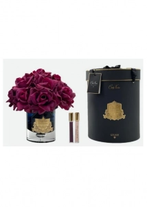 Большой букет красных роз GRAND BOUQUET black glass Carmine Red от Cote Noir
