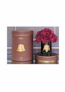 Большой букет красных роз GRAND BOUQUET black glass Carmine Red от Cote Noir