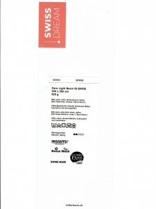 Одеяло пуховое лекгое 135х200 Caro light Basic 80 (легкое) не ниже +20°С, утиный пухот Swiss Dream