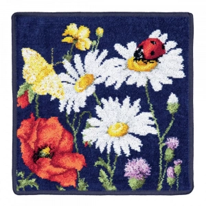 Полотенце шенилловое Daisy Field Blue 225 30х30 от Feiler Полотенце шенилловое Daisy Field Blue 225 30х30 от Feiler