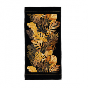 Полотенце шенилловое Exotika gold 010 black 75х150 от Feiler Полотенце шенилловое Exotika gold 010 black 75х150 от Feiler