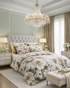 Постельное белье евро LE GRAND FLEUR  от Mirabello