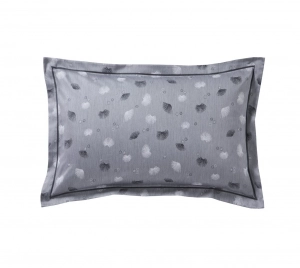 Постельное белье Kyoto graphite евро от Blanc des Vosges 