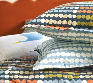 Постельное белье 1,5 спальное Scion Dots bleu
