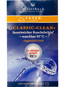 Подушка Classic-clean гипоаллергенная, синтетическое волокно 50x70см мягкая от Billerbeck