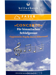 Подушка Concerto гипоаллергенная, синтетическое волокно 50x70см мягкая от Billerbeck